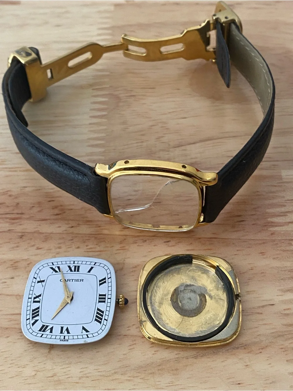 Cartier elegant wristwatch